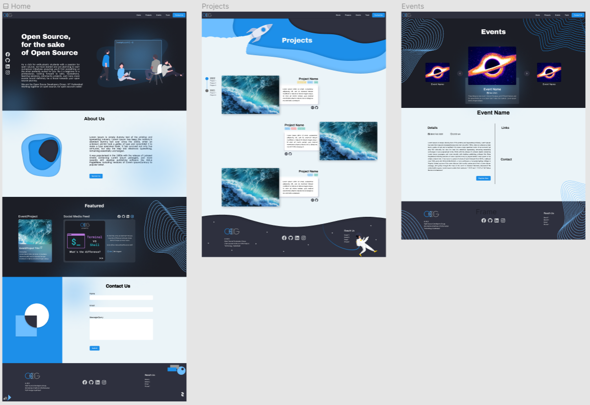 OSDG website design